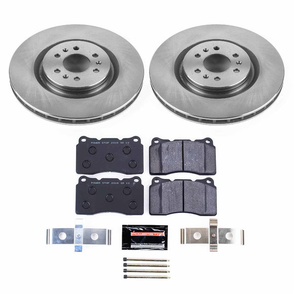 PowerStop Track Day High-Performance Brake Pad and Rotor Kit