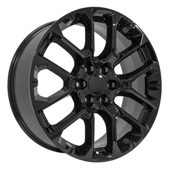 22" Replica CV67 fits Chevrolet Suburban 1500 22x9 Gloss Black