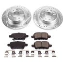 PowerStop Z23 Daily Driver Carbon-Fiber Ceramic Brake Pad and Drilled & Slotted
