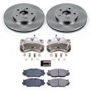PowerStop OE Stock Replacement Low-Dust Ceramic Brake Pad, Rotor and Caliper Kit