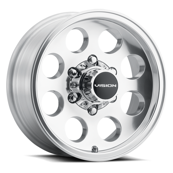 15X8 Vision Midway Polished 6x139.7 6x5.5 ET-19 Wheel Rim