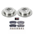 PowerStop OE Stock Replacement Low-Dust Ceramic Brake Pad and Rotor Kit