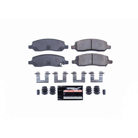 PowerStop Z23 Evolution Sport Carbon-Fiber Brake Pads With Hardware