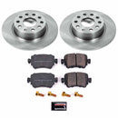 PowerStop OE Stock Replacement Low-Dust Ceramic Brake Pad and Rotor Kit