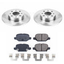PowerStop OE Stock Replacement Low-Dust Ceramic Brake Pad and Rotor Kit