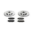 PowerStop Z23 Daily Driver Carbon-Fiber Ceramic Brake Pad and Drilled & Slotted