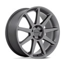 22X9.5 Status Mammoth Matte Anthracite 5X114.3 5X4.5 ET30 Wheel Rim-2