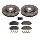PowerStop OE Stock Replacement Low-Dust Ceramic Brake Pad and Rotor Kit