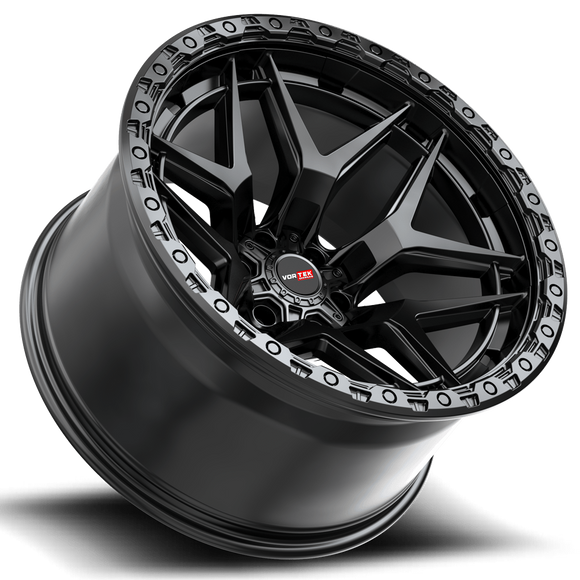 20x9.5 Vortek VRT-603 Atheno Satin Black 8x170 ET18 CB125.1 Wheel Rim