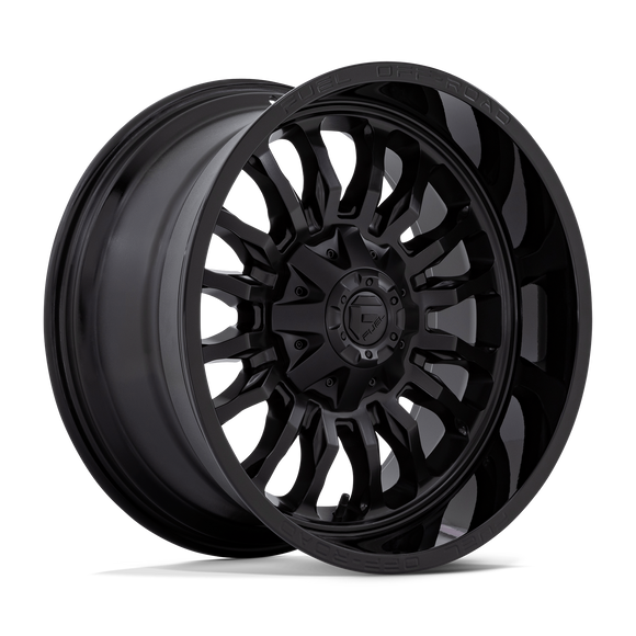 20x10 Fuel Off-Road D796 Arc Matte Black with Gloss Black Lip 6x135 ET-18 Wheel