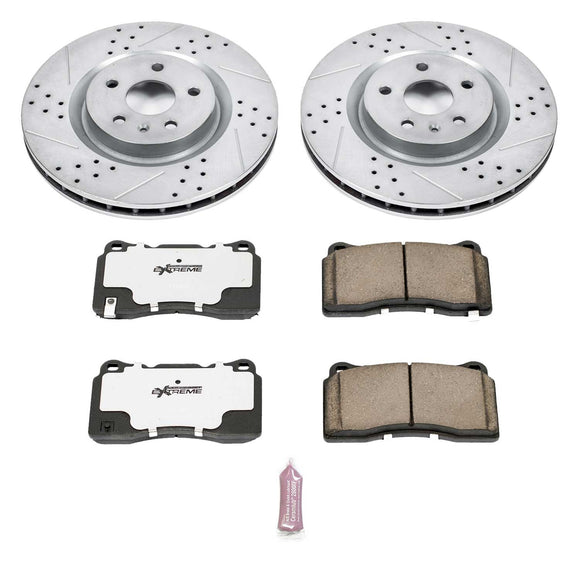 PowerStop Z26 Street Performance Ceramic Brake Pad and Drilled & Slotted Rotor K