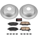 PowerStop Genuine Geomet Coated Rotor and Low-Dust Ceramic Brake Pad Kit