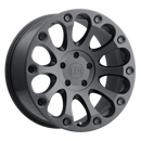 16X8.5 Level 8 Impact Matte Black 6X132 Et12 Wheel/Rim-1