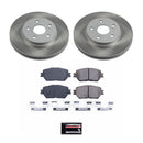 PowerStop Semi-Coated Rotor and Low-Dust Ceramic Brake Pad Kit
