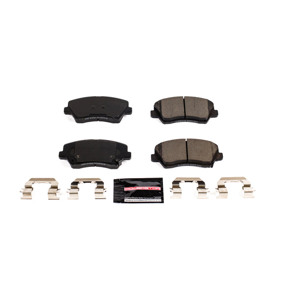 PowerStop Z23 Evolution Sport Carbon-Fiber Brake Pads With Hardware