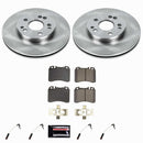 PowerStop OE Stock Replacement Low-Dust Ceramic Brake Pad and Rotor Kit