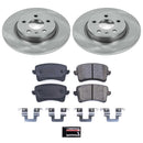 PowerStop OE Stock Replacement Low-Dust Ceramic Brake Pad and Rotor Kit