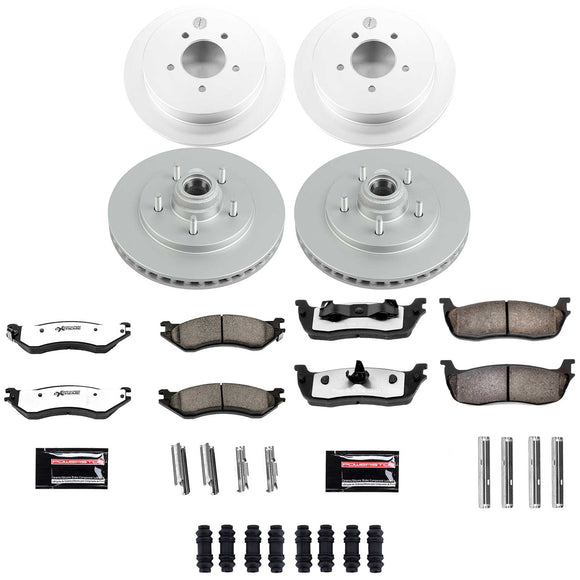 Z36 Truck & Tow Premium Carbon-Fiber Ceramic Brake Pad and Fully Coated Rotor Ki