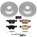 PowerStop Genuine Geomet Coated Rotor and Carbon-Fiber Ceramic Brake Pad Kit