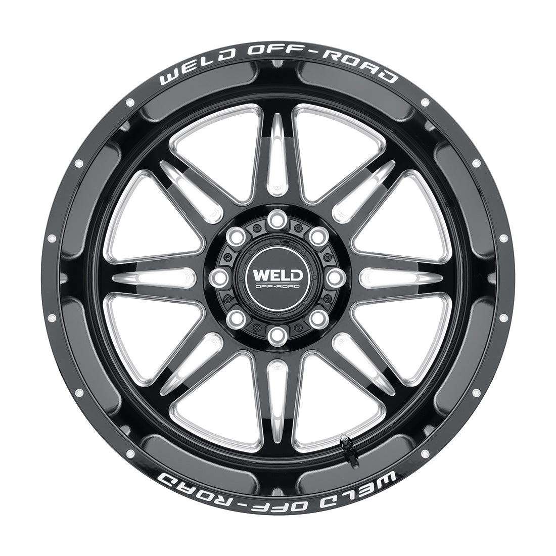 22x10 WELD Off-Road Cheyenne Black Milled 8x165.1 ET-18 CB125.1 Wheel Rim - 0