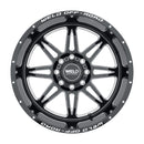 22x10 WELD Off-Road Cheyenne Black Milled 8x165.1 ET-18 CB125.1 Wheel Rim-2