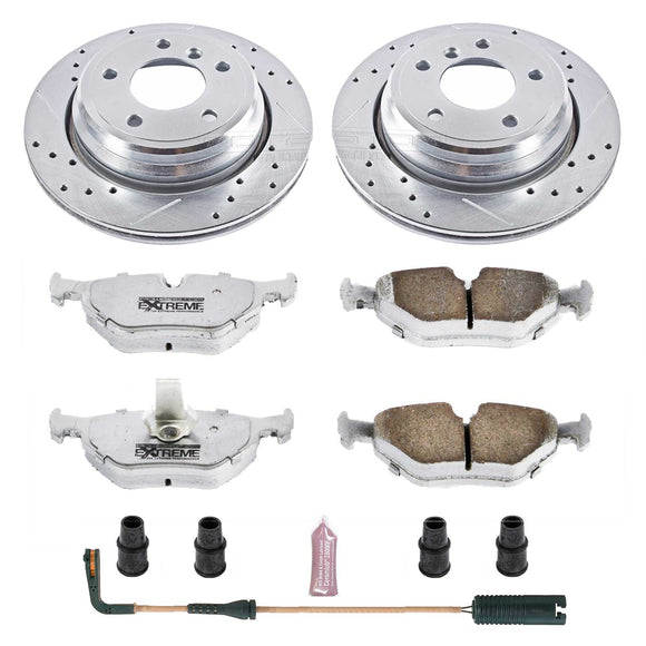 PowerStop Z26 Street Performance Ceramic Brake Pad and Drilled & Slotted Rotor K
