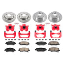 PowerStop Z23 Daily Driver Carbon-Fiber Ceramic Pads Drilled & Slotted Rotor & C