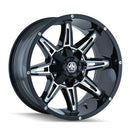 17x9 Mayhem Rampage Black-Milled Wheel/Rim 5x127 8090-7952M18