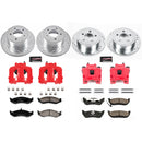 PowerStop Z23 Daily Driver Carbon-Fiber Ceramic Pads Drilled & Slotted Rotor & C