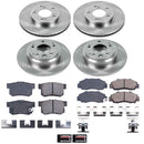 PowerStop OE Stock Replacement Low-Dust Ceramic Brake Pad and Rotor Kit