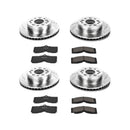 PowerStop Z23 Daily Driver Carbon-Fiber Ceramic Brake Pad and Drilled & Slotted