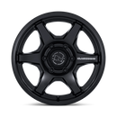 17x8.5 Black Rhino BR035 Kuma Matte Black 6x139.7 ET25 CB106.1 Wheel Rim