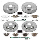 PowerStop Z26 Street Performance Ceramic Brake Pad and Drilled & Slotted Rotor K