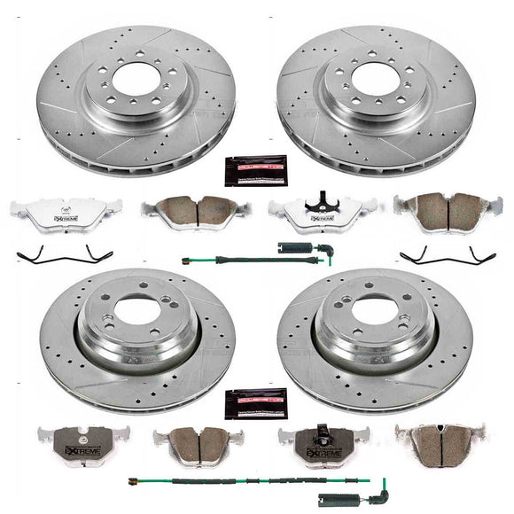 PowerStop Z26 Street Performance Ceramic Brake Pad and Drilled & Slotted Rotor K