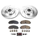 PowerStop Z23 Daily Driver Carbon-Fiber Ceramic Brake Pad and Drilled & Slotted