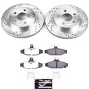 PowerStop Z26 Street Performance Ceramic Brake Pad and Drilled & Slotted Rotor K