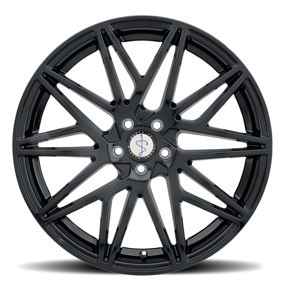 20x9 Sapphire Luxury Alloys SX05-05 Gloss Black 5x112 ET35 CB66.56 Wheel Rim