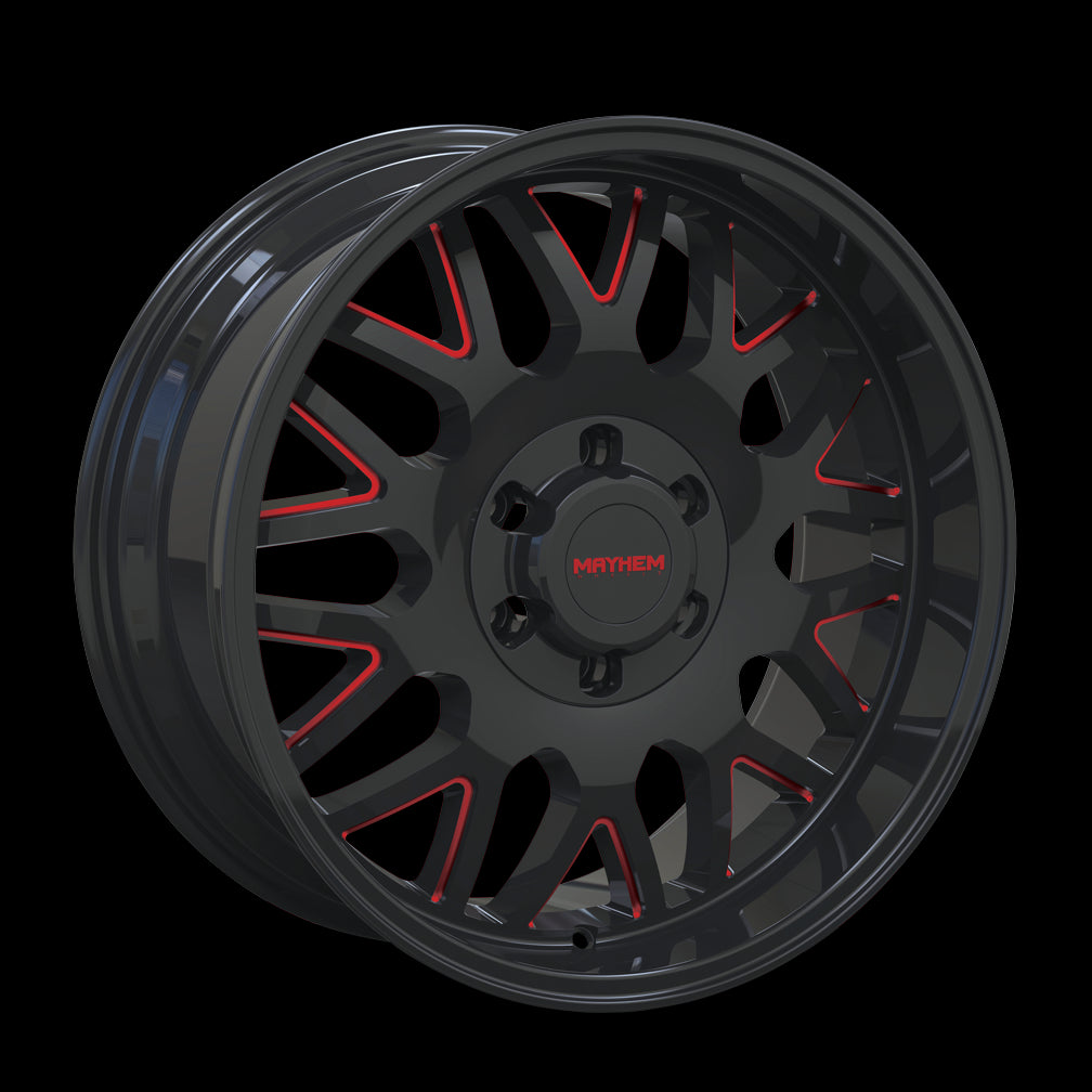 20X9 Mayhem Tripwire Black-Red Wheel/Rim 5x139.7 ET0 8110-2985BTR