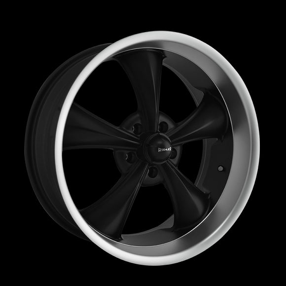 20x8.5 Ridler Style 695 Black Wheel/Rim 5x120.7 5-120.7 5x4.75 20-8.5 ET0