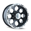 16x8 ION Alloy 174 Black Wheel/Rim 5x114.3 5-114.3 5x4.5 16-8 ET-5