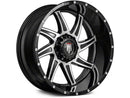 20x10 American Truxx Vortex Black/Milled 8x170 ET-24 wheel/rim