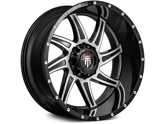 20x10 American Truxx Vortex Black/Milled 8x170 ET-24 wheel/rim