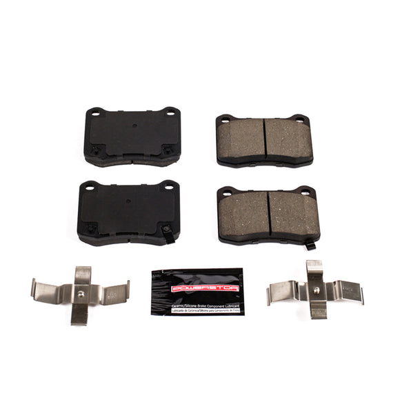 PowerStop Z23 Evolution Sport Carbon-Fiber Brake Pads With Hardware