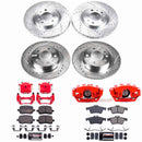 PowerStop Z23 Daily Driver Carbon-Fiber Ceramic Pads Drilled & Slotted Rotor & C