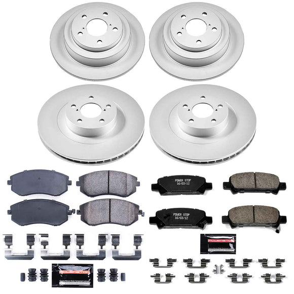 Z23 Daily Driver Premium Carbon-Fiber Ceramic Brake Pad and Fully Coated Rotor K
