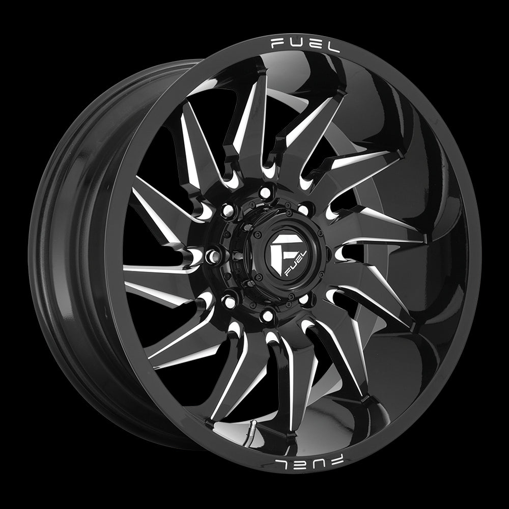 24X12 Fuel D744 Saber Gloss Black Milled 5X127 ET-44 wheel/rim - 0