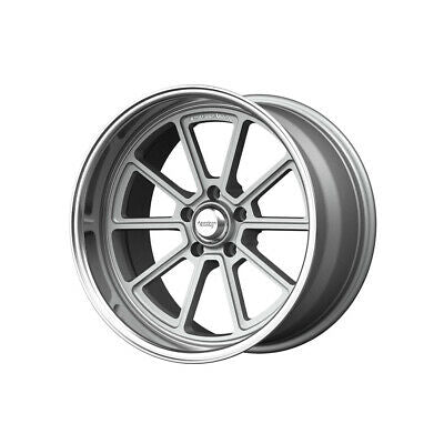 18X10 American Racing Draft Silver With Cut Lip Wheel/Rim 5x120.65 ET0