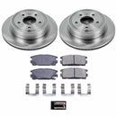 PowerStop OE Stock Replacement Low-Dust Ceramic Brake Pad and Rotor Kit