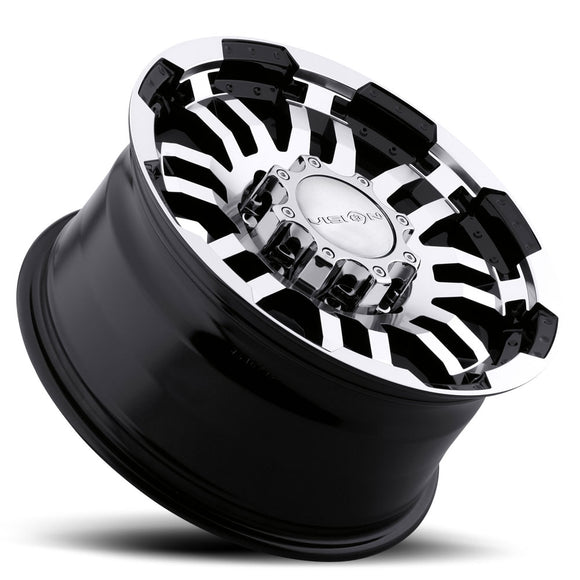 18x8.5 Vision 375 Warrior Gloss Black 8x165.1 8x6.5 ET18 Wheel Rim