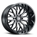 Vision 402 Riot Gloss Black Machined Face 20X12 6x135 ET-51 Wheel/Rim